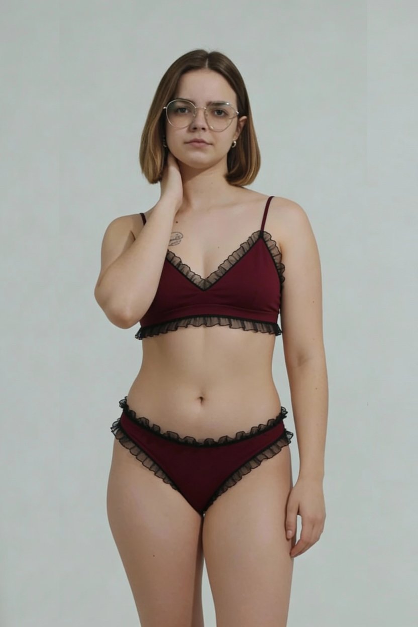 Laïta Burgundy Bra